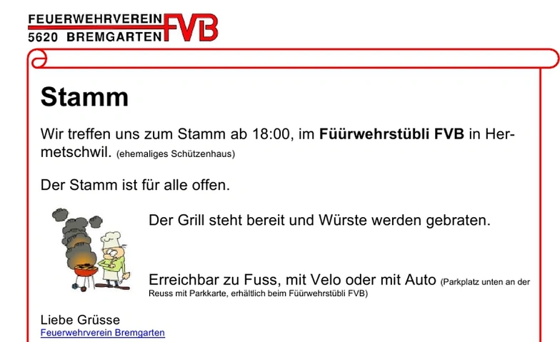 Event-Image for 'FVB Stamm'