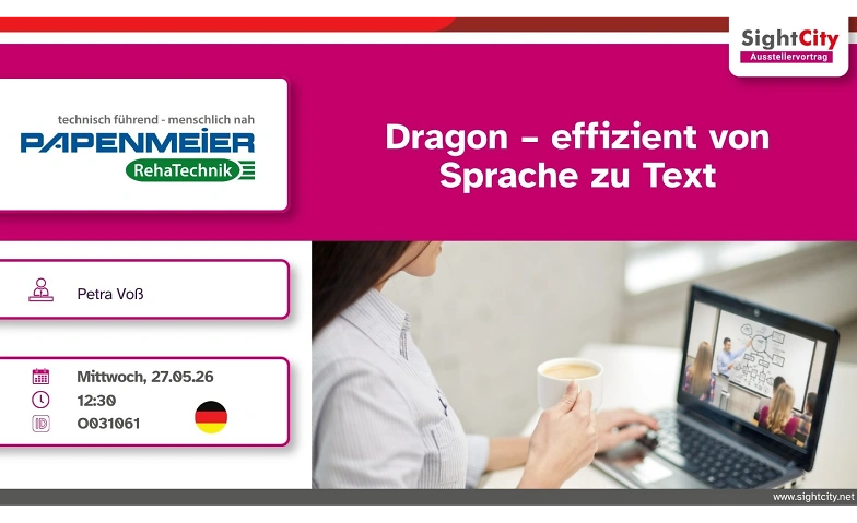 Dragon &ndash; effizient von Sprache zu Text Billets