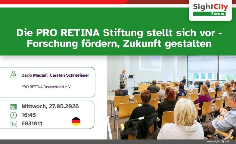 PRO RETINA Stiftung  - Forschung f&ouml;rdern, Zukunft gestalten Billets