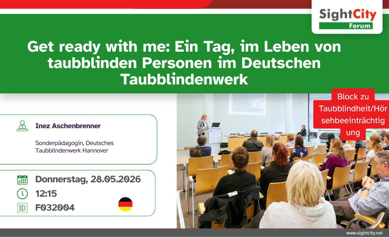 Taubblindenwerk: Ein Tag im Leben taubblinder Menschen Billets