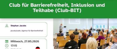 Event-Image for 'Club f&uuml;r Barrierefreiheit, Inklusion und Teilhabe (Club-BIT)'