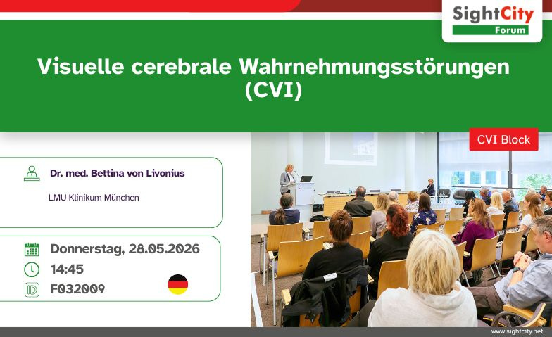 CVI - augen&auml;rztlich und orthoptisch abkl&auml;ren Billets