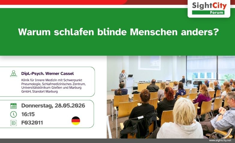 Warum schlafen blinde Menschen anders? Billets