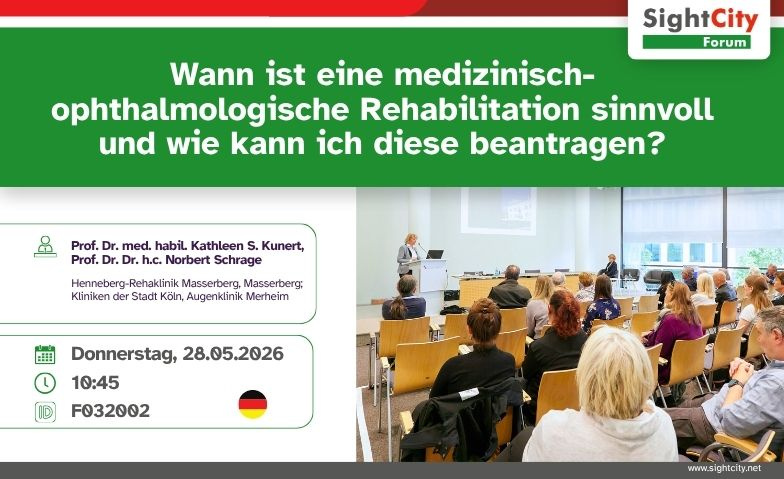 Ophthalmologische Reha: Vorraussetzungen und Antragstellung Billets