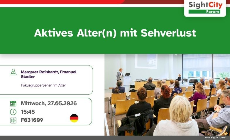 Aktives Alter(n) mit Sehverlust Billets