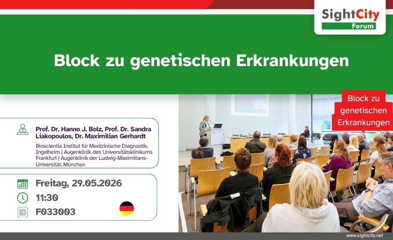 Block zu genetischen Erkrankungen Billets