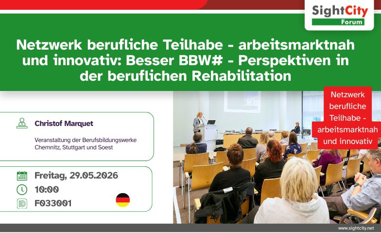 Besser BBW# - Perspektiven in der beruflichen Rehabilitation Billets