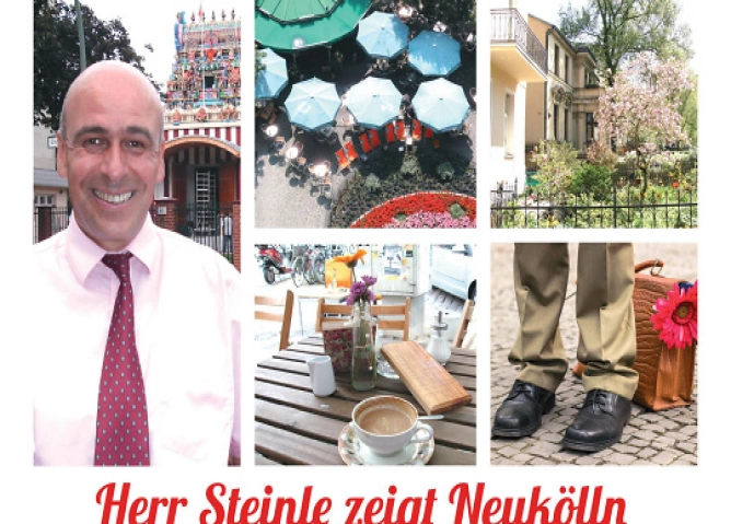 Führung Berlin Neukölln Reuterkiez  Reinhold Steinle Cafe Klötze und Schinken, Bürknerstraße 12, 12047 Berlin Billets