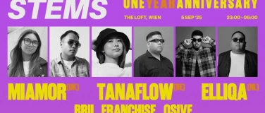Event-Image for 'STEMS ONE YEAR ANNIVERSARY w/ MIAMOR, TANAFLOW & ELLIQA'