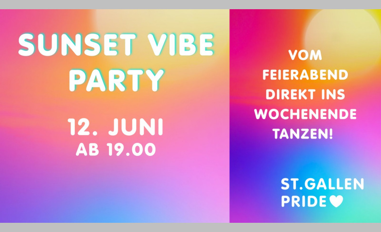 St. Gallen Pride Sunset Vibe Party Grabenhalle, St. Gallen Tickets