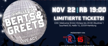 Event-Image for 'BEATS&GREETS @HALLE 15'