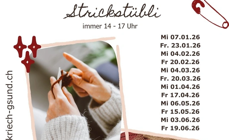 Event-Image for 'Strick-St&uuml;bli &ndash; gemeinsam kreativ mit Astrid & Stefanie'