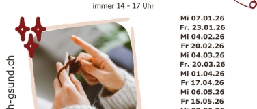 Event-Image for 'Strick-St&uuml;bli &ndash; gemeinsam kreativ mit Astrid & Stefanie'