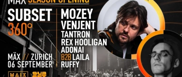 Event-Image for 'Subset 360° w/ Mozey, Venjent & more'