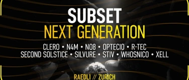 Event-Image for 'SUBSET: Next Generation'