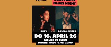 Event-Image for 'Atelier 72 Live-Sessions: Sury & Pascal Geiser live'