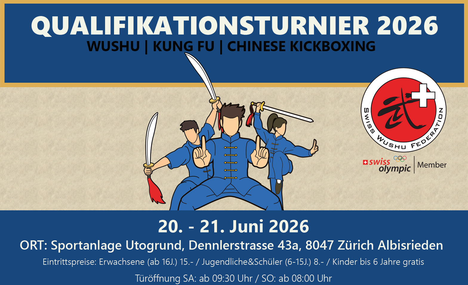 Event-Image for 'Qualifikationsturnier 2026 - Swiss Wushu'