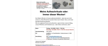Event-Image for 'Erz&auml;hlcaf&eacute;: Meine Aufwachrituale oder: Immer dieser Wecker!'