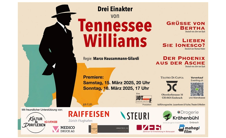 Drei Einakter von Tennessee Williams ${singleEventLocation} Tickets