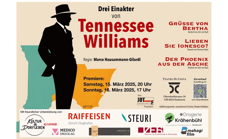 Event-Image for 'Drei Einakter von Tennessee Williams'