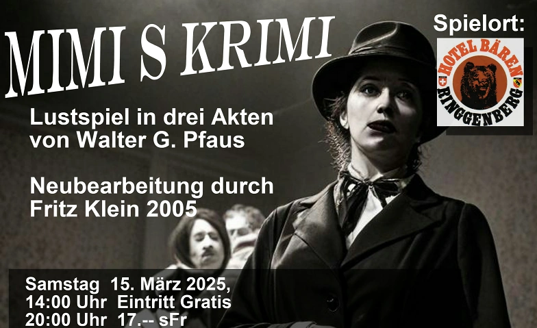 Mimis Krimi Theatergruppe Ringgenberg ${singleEventLocation} Tickets