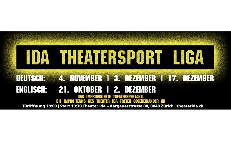 Ida Theatersport Liga Theater Ida Tickets