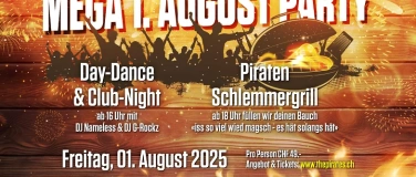 Event-Image for 'Mega 1. August Party'