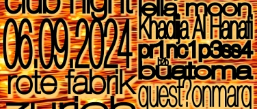 Event-Image for 'club night with Khadija Al Hanafi, quest?onmarq and more!'