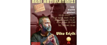 Event-Image for 'Tek Kişilik Tiyatro Gösterisi: Beni Hatırlayınız!'