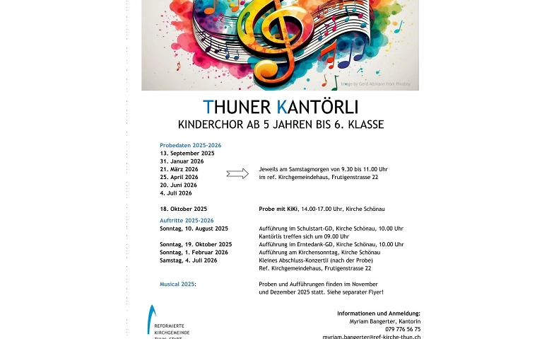 Kinderchor ThunerKant&ouml;rli Tickets