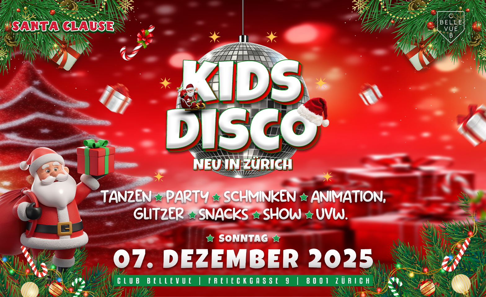 KIDS PARTY - @ CLUB BELLEVUE (STRENG LIMITIERTE PL&Auml;TZE) Tickets