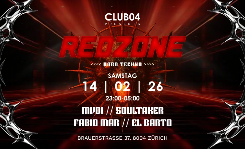 REDZONE CLUB04, Brauerstrasse 37, 8004 Z&uuml;rich Tickets