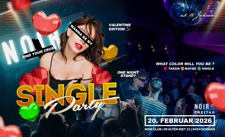 DIE GR&Ouml;SSTE &Uuml;16 PARTY IN LIECHTENSTEIN - NOIR CLUB Noir Club, Im alten Riet 22, 9494 Schaan Tickets