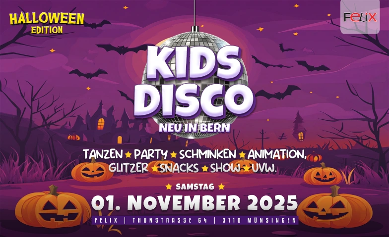 Kids Party Bern - Halloween Edition Felix, Thunstrasse 64, 3110 Münsingen Tickets