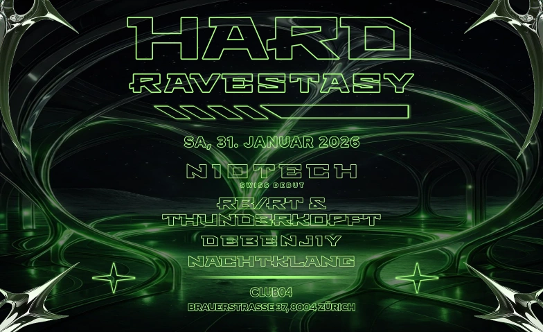 HARD RAVESTASY CLUB04, Brauerstrasse 37, 8004 Z&uuml;rich Tickets