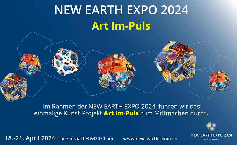 NEW EARTH EXPO -Art Im-Puls Leinwand Bestellung.. euro Online-Event Tickets