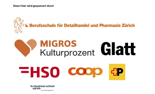 Logo de sponsoring de l'événement Lehrabschlussfeier Detailhandel 2024 Zürich