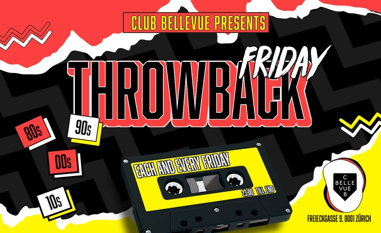 THROWBACK FRIDAY w/ CLASSICO LATINO Club Bellevue, Freieckgasse 9, 8001 Zürich Tickets