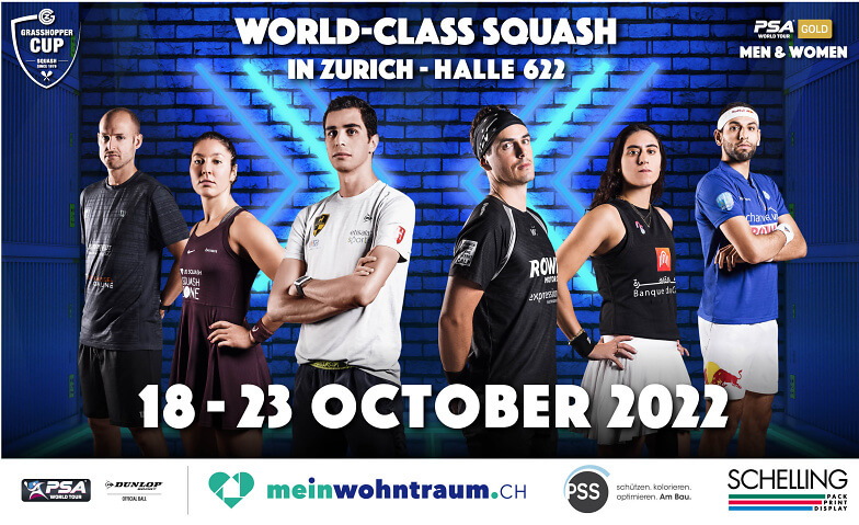 SQUASH - GRASSHOPPER CUP 2022 - Grand Finals Halle622, Therese-Giehse-Strasse 10, 8050 Zürich Tickets