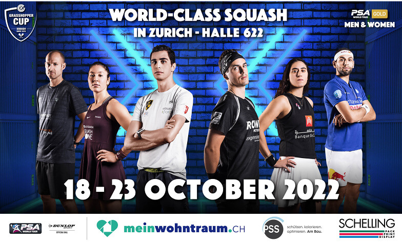 SQUASH - GRASSHOPPER CUP 2022 - 2nd Semi Finals Halle622, Therese-Giehse-Strasse 10, 8050 Zürich Tickets