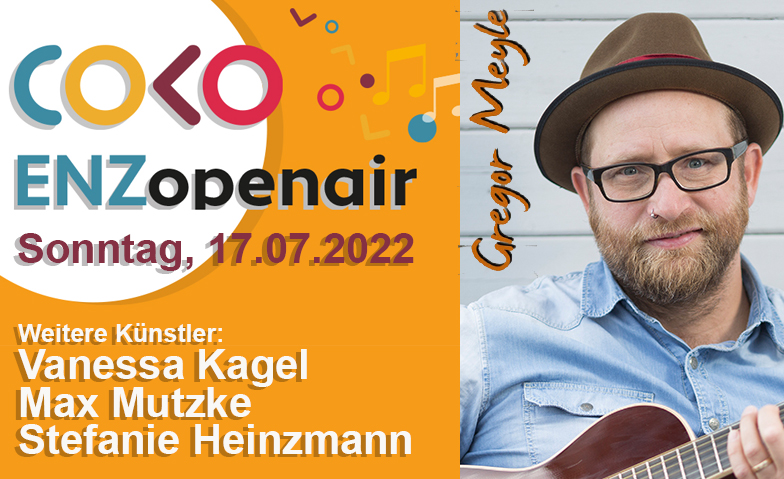 Gregor Meyle @ Coko ENZopenair Vicenzaplatz - Enzauenpark Pforzheim, Hohwiesenweg 4, 75175 Pforzheim Tickets