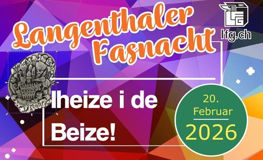Sponsoring logo of LFG "Iheize i de Beize" 2026 im Plaisir 49 Langenthal event