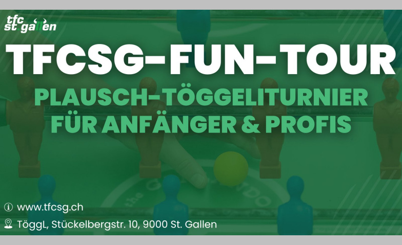 Event-Image for 'Tischfussball-Turnier: TFCSG-Fun-Tour (f&uuml;r Anf&auml;nger & Profis'