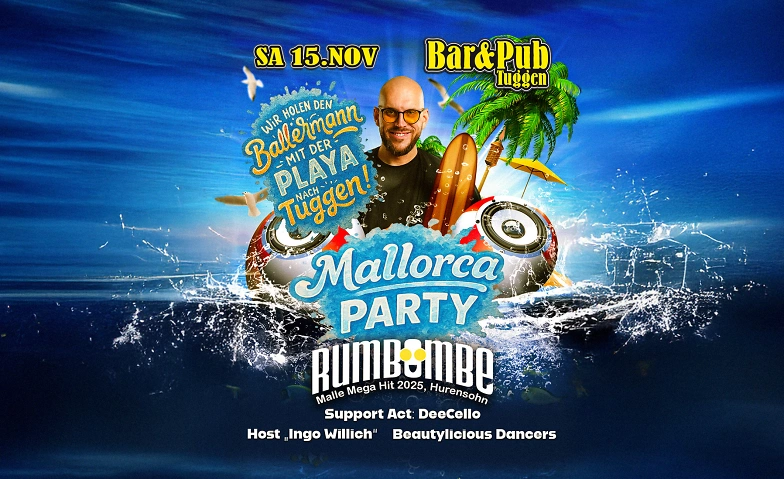Bar&amp;Pub - Mallorca Party mit Rumbombe live Tickets