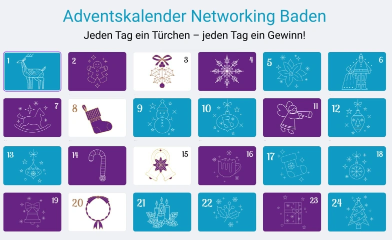 NetWorking-Adventskalender 2025 für Selbstständige Online-Event Tickets