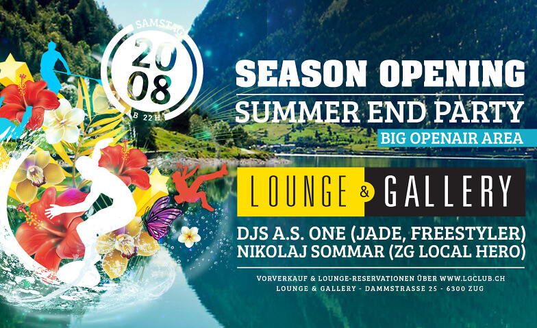 Season Opening - Mit grossem Outdoor Bereich Lounge & Gallery Zug, Dammstrasse 25, 6300 Zug Tickets
