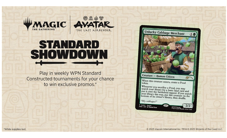Magic TCG: Standard Showdown - Avatar: Herr der Elemente Billets