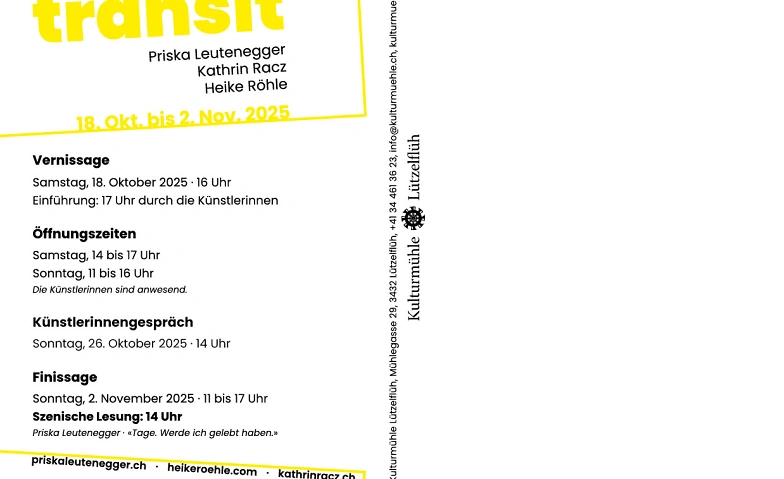 Event-Image for 'Ausstellung "transit"'
