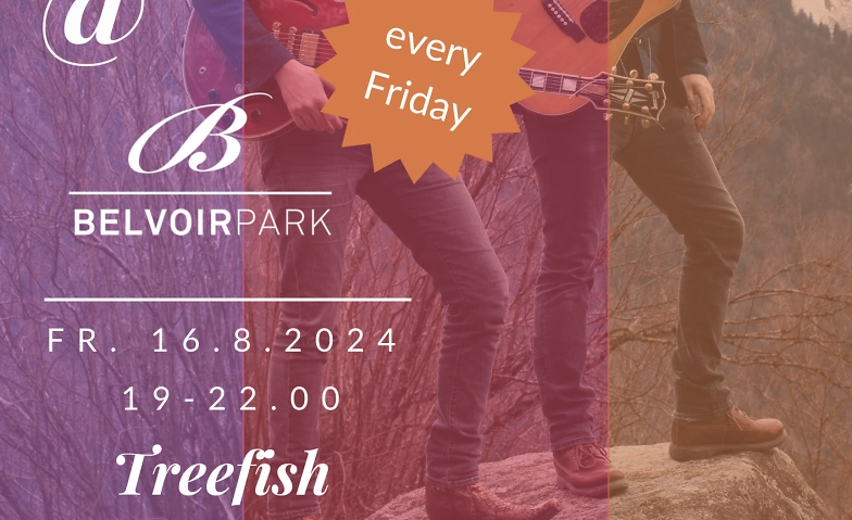 Live Music@the Belvoirpark    Treefish ${singleEventLocation} Billets