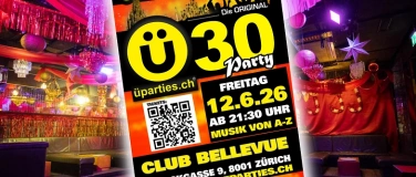 Event-Image for '&Uuml;30-Party Club Bellevue Z&uuml;rich'